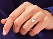 Pear Solitaire Engagement Ring