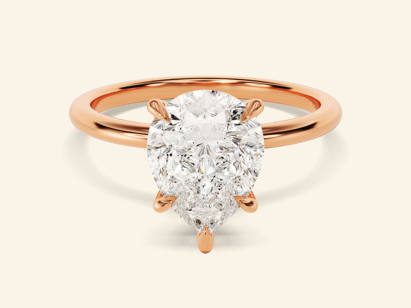 Pear Solitaire Engagement Ring