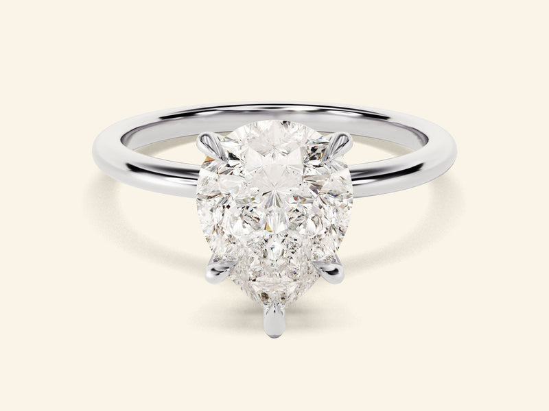 Pear Solitaire Engagement Ring