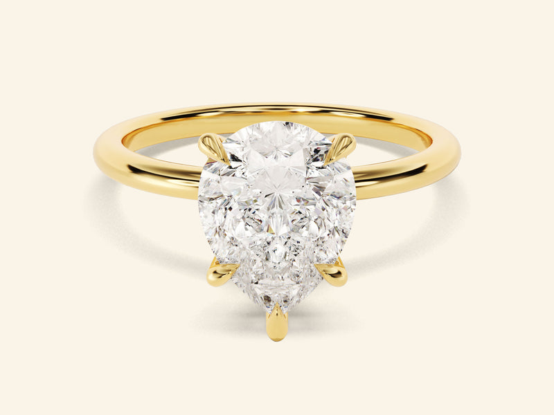 Pear Solitaire Engagement Ring