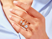 Asscher Solitaire Engagement Ring