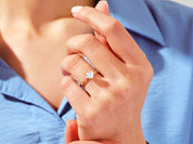 Heart Solitaire Engagement Ring