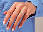 Heart Solitaire Engagement Ring
