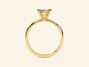 Heart Solitaire Engagement Ring