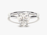 Heart Cut Solitaire Moissanite Engagement Ring (2.00 CT)