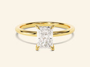 Radiant Solitaire Engagement Ring