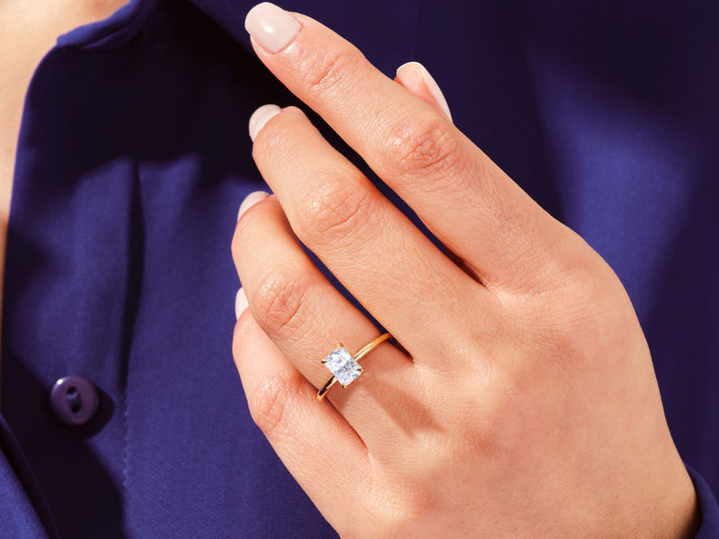 Radiant Solitaire Engagement Ring