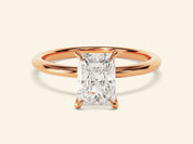 Radiant Solitaire Engagement Ring