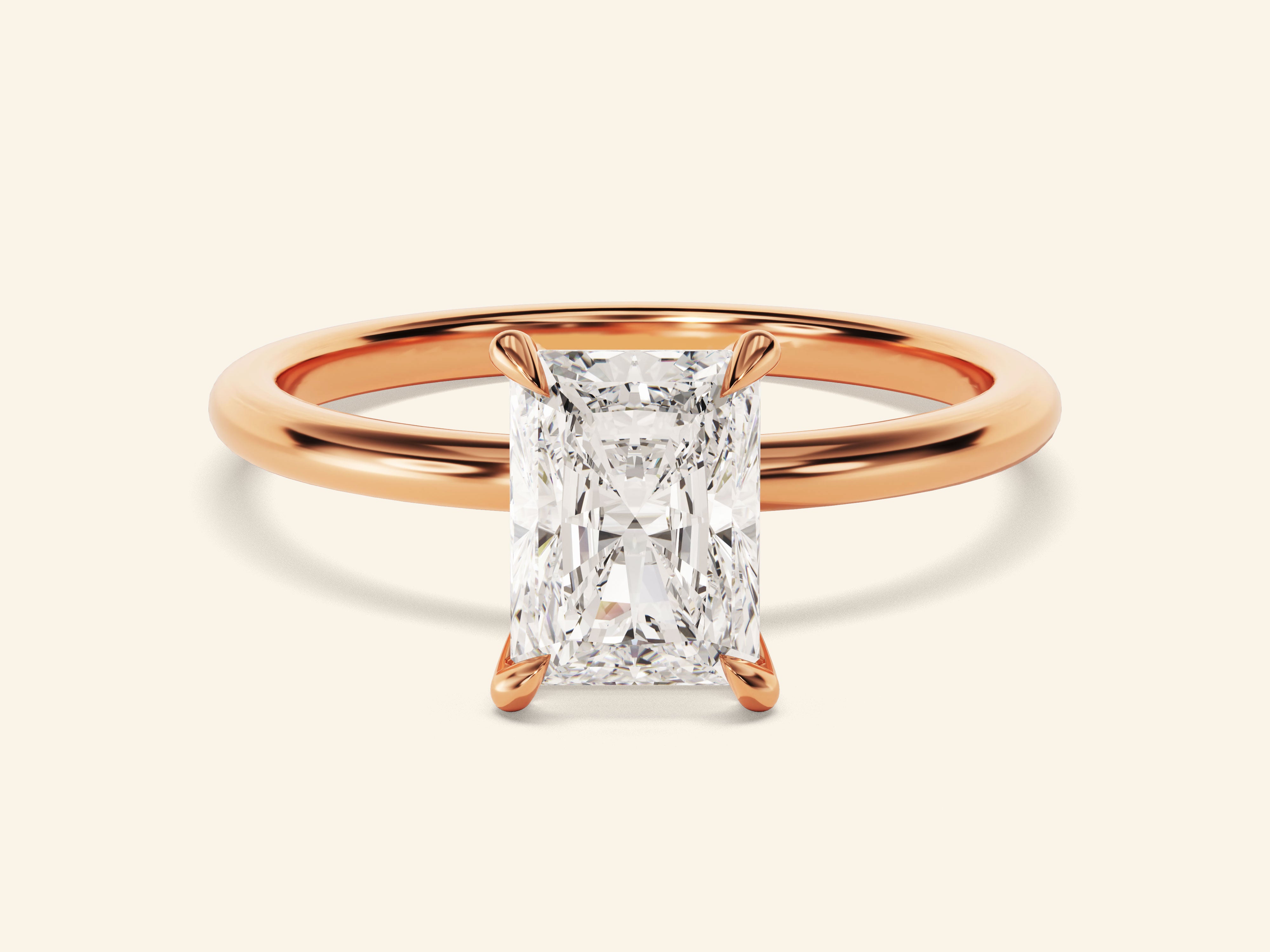 Radiant Solitaire Engagement Ring