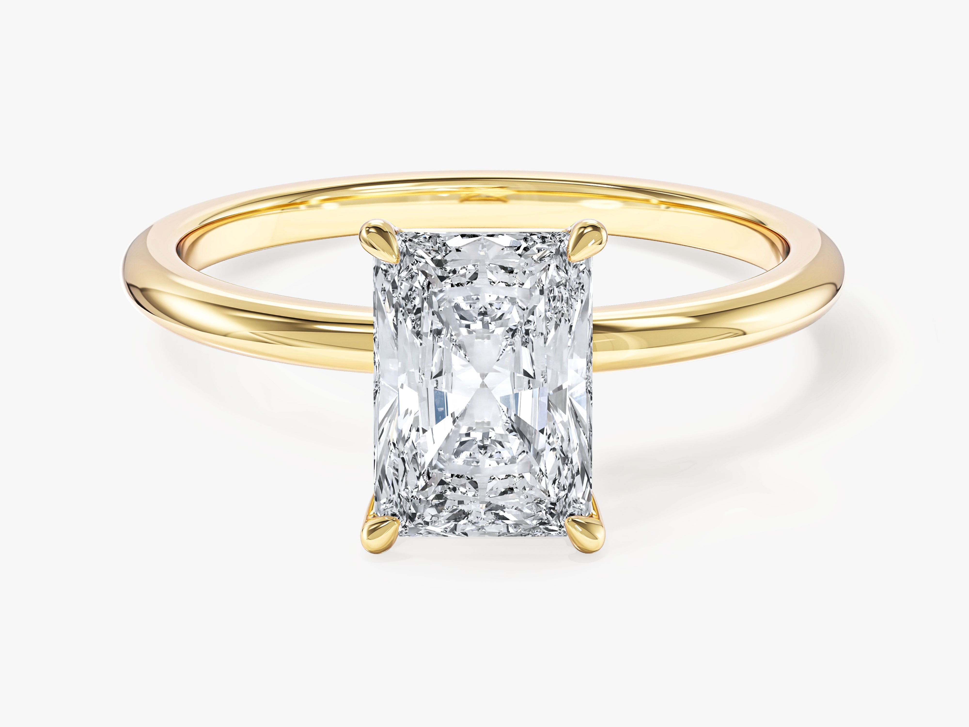 Radiant Solitaire Engagement Ring