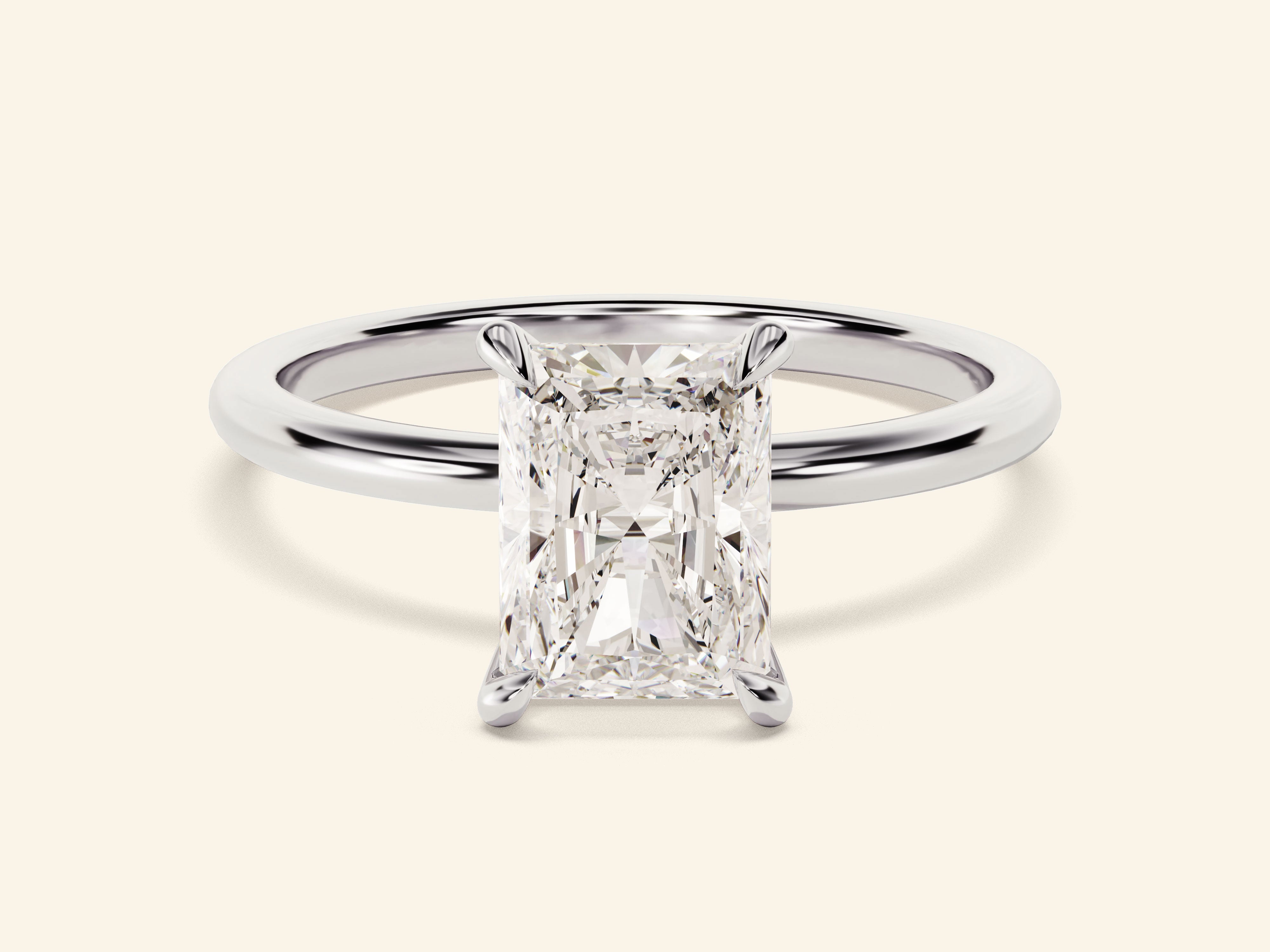 Radiant Solitaire Engagement Ring