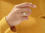 Radiant Solitaire Engagement Ring