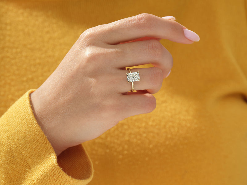 Radiant Solitaire Engagement Ring