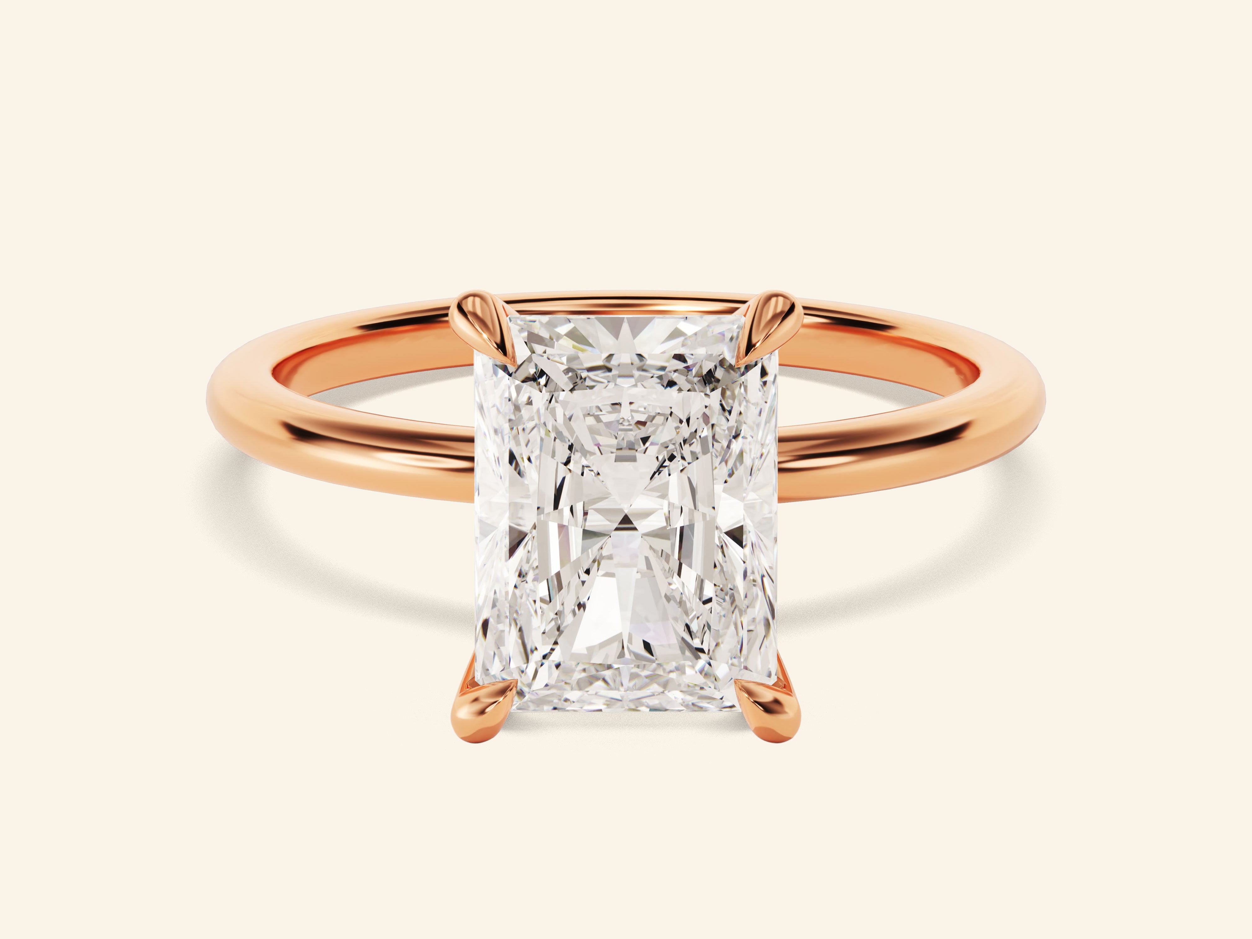 Radiant Solitaire Engagement Ring