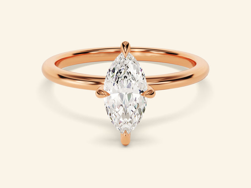 Marquise Solitaire Engagement Ring