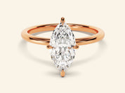 Marquise Solitaire Engagement Ring
