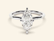 Marquise Solitaire Engagement Ring