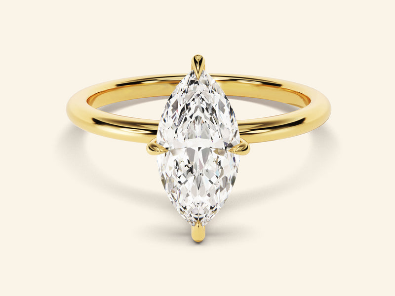 Marquise Solitaire Engagement Ring