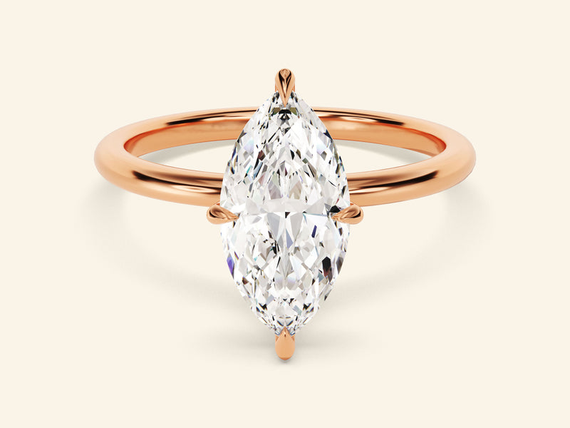 Marquise Solitaire Engagement Ring