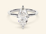 Marquise Solitaire Engagement Ring