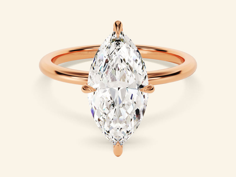 Marquise Solitaire Engagement Ring