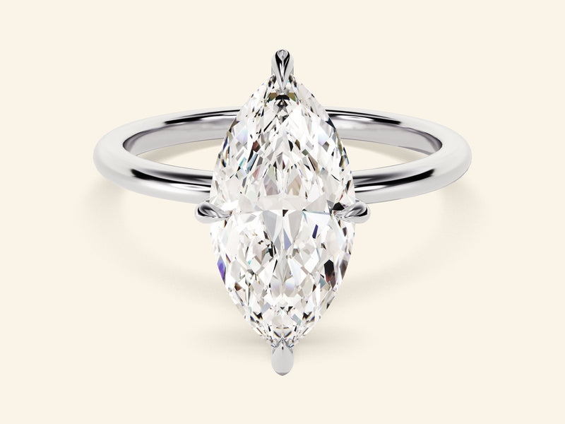 Marquise Solitaire Engagement Ring