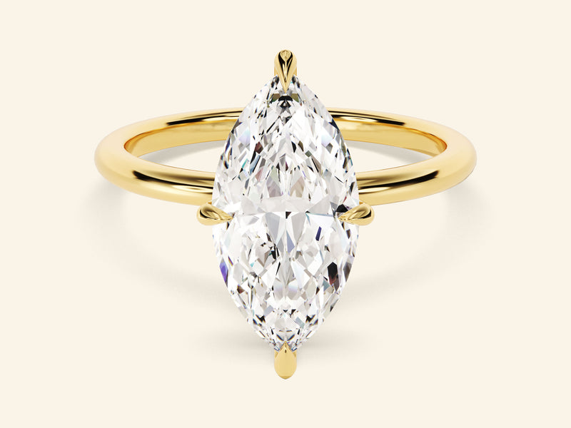 Marquise Solitaire Engagement Ring