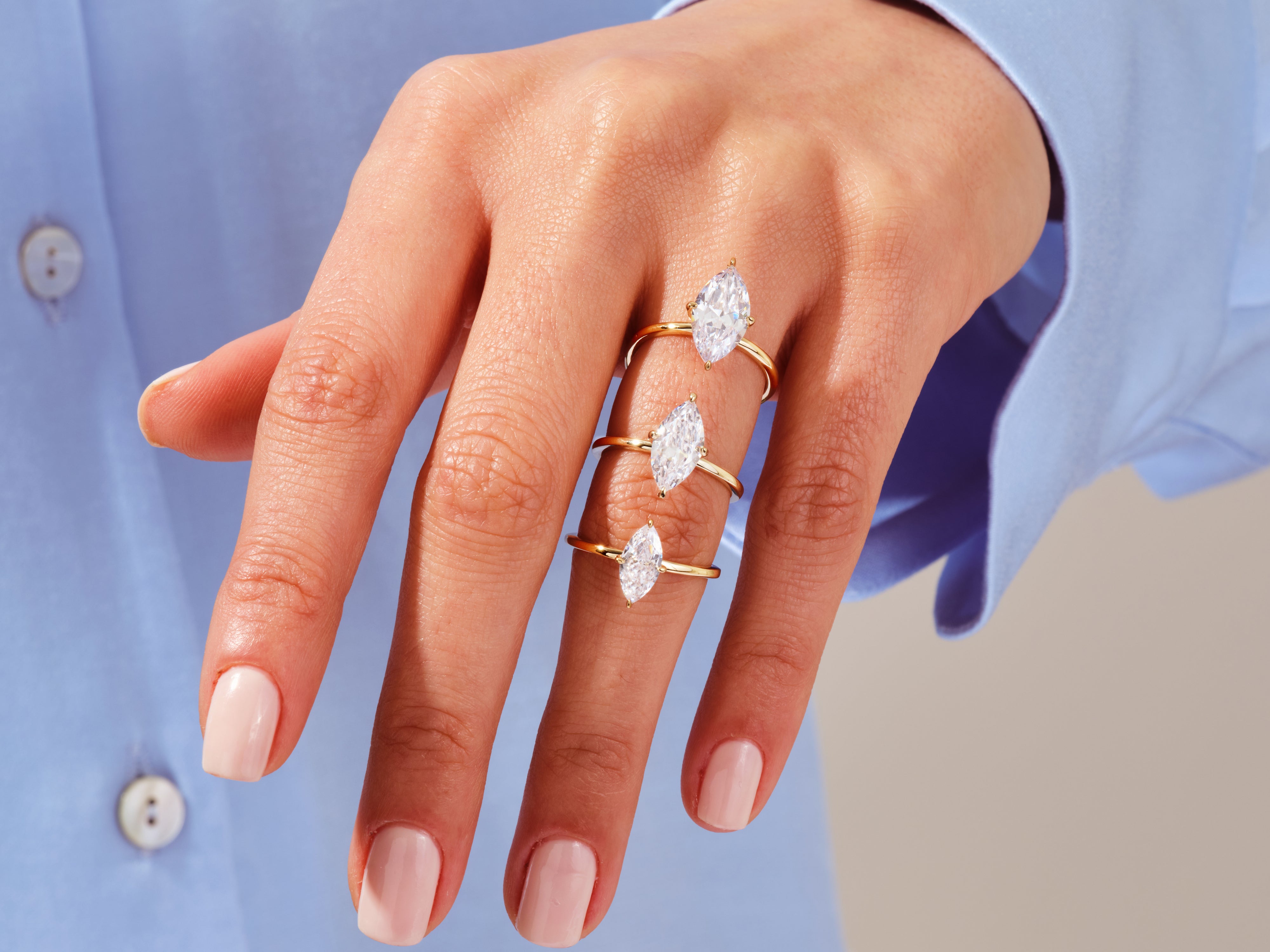 Marquise Solitaire Engagement Ring