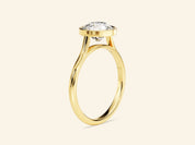 Bezel Round Engagement Ring