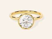 Bezel Round Engagement Ring