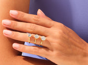 Bezel Round Engagement Ring