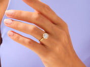 Bezel Round Engagement Ring