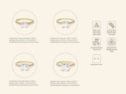 Round Cut Engagement Ring with Pave Set Side Stones