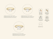 Round Cut Engagement Ring with Pave Set Side Stones