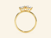 Toi et Moi Engagement Ring