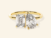Toi et Moi Engagement Ring