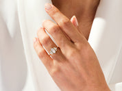 Vintage Cluster Marquise Cut Engagement Ring