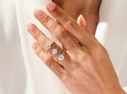 Hidden Halo Round Engagement Ring