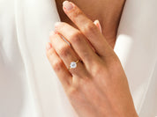 Hidden Halo Round Engagement Ring