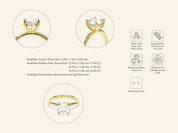 Hidden Halo Round Engagement Ring