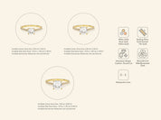 Cushion Cut Engagement Ring with Pave Set Side Stones