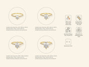 Pear Cut Engagement Ring with Pave Set Side Stones