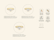 Heart Cut Engagement Ring with Pave Set Side Stones
