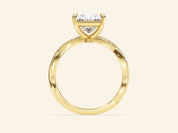 Princess Twisted Engagement Ring