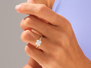 Princess Twisted Engagement Ring