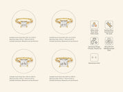 Princess Twisted Engagement Ring