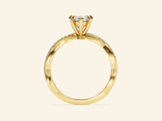 Heart Twisted Engagement Ring