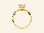 Heart Twisted Engagement Ring