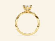 Heart Twisted Engagement Ring