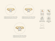 Radiant Twisted Engagement Ring